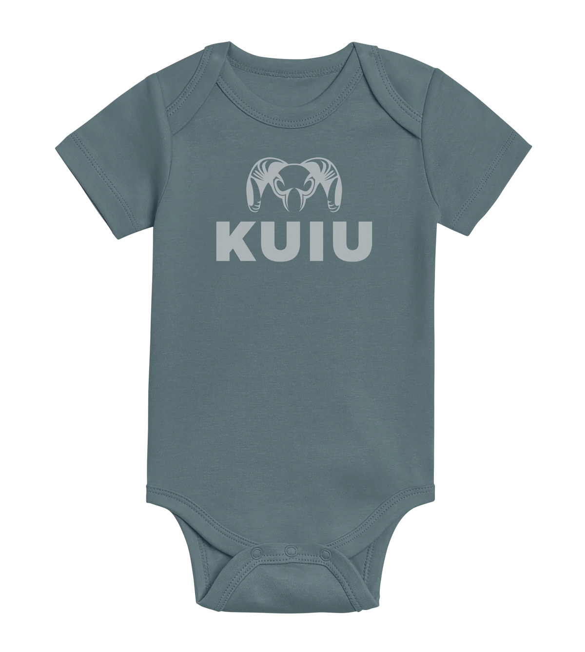 KUIU Stacked Logo Baby One-Piece | Harbor
