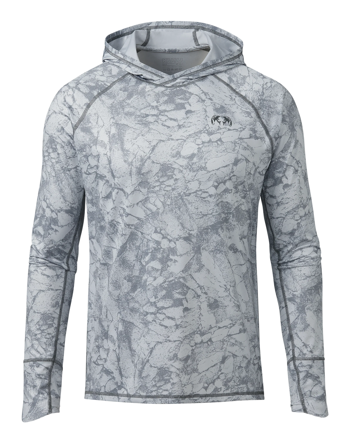 Gila LS Hoodie Gritstone | Lunar Gritstone